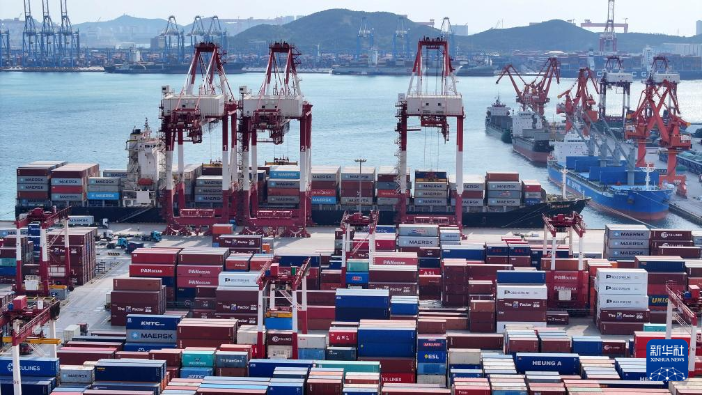 山东港口青岛港：搭建中日韩海上物流大通道