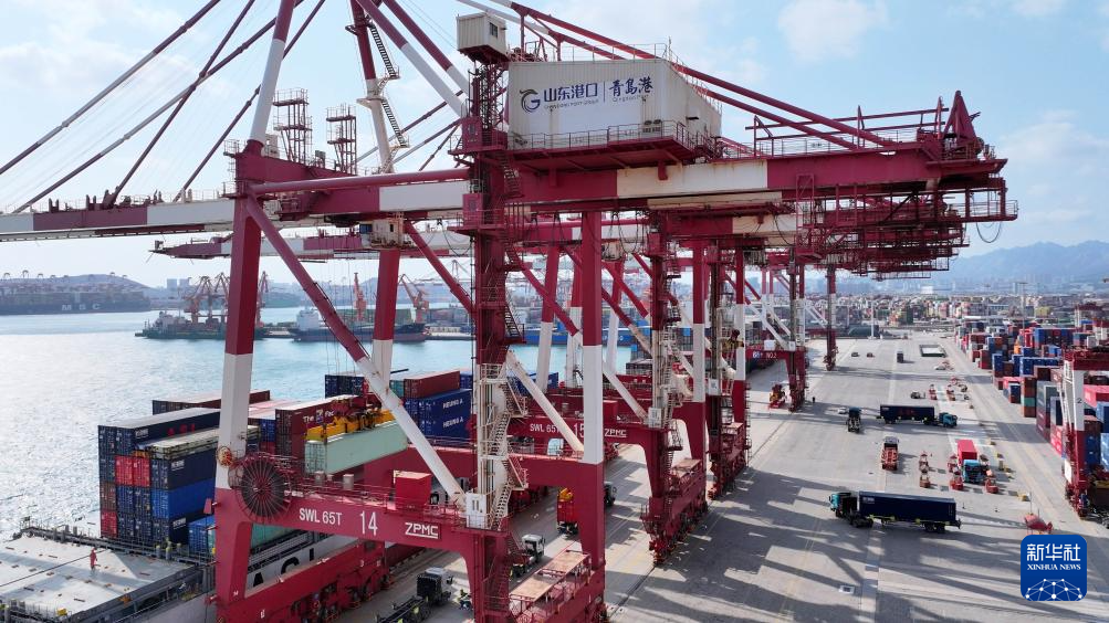 山东港口青岛港：搭建中日韩海上物流大通道