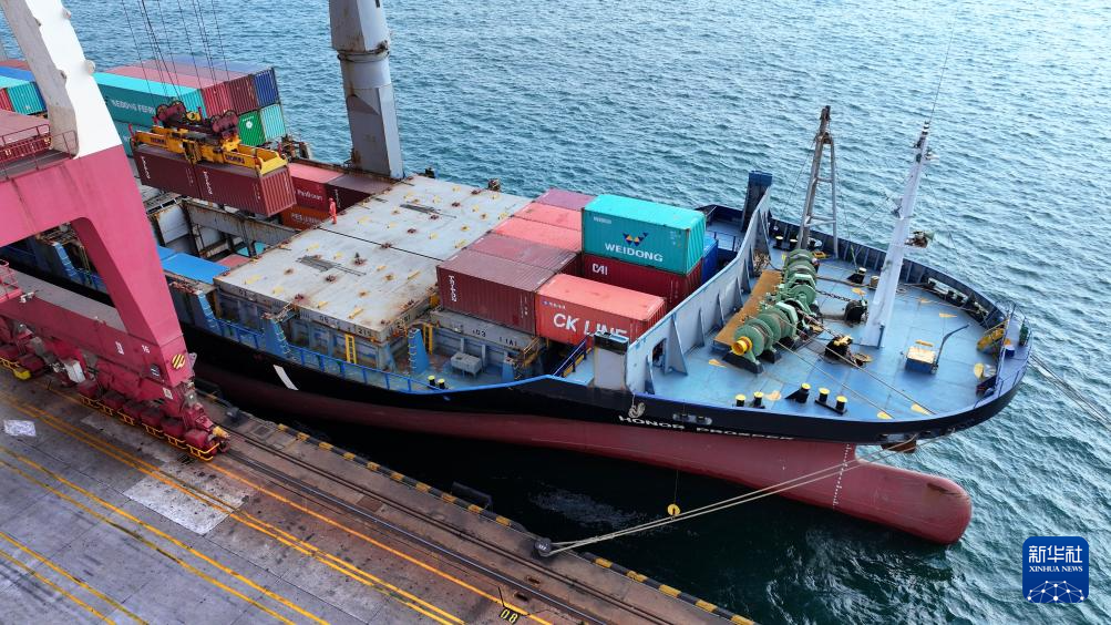 山东港口青岛港：搭建中日韩海上物流大通道