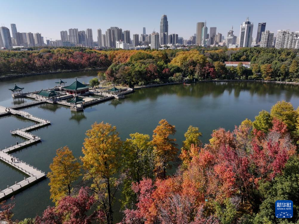 初冬时节，神州大地开启“美颜”模式