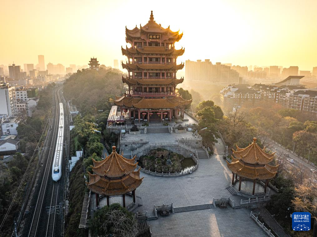 美丽中国丨日出黄鹤楼