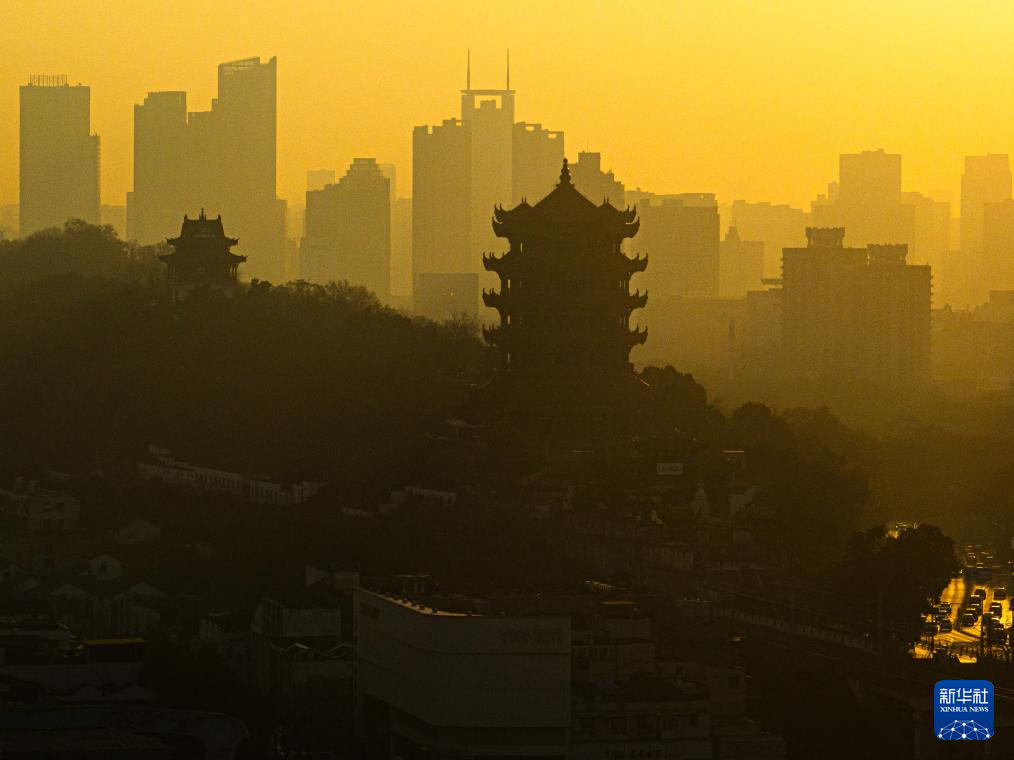 美丽中国丨日出黄鹤楼