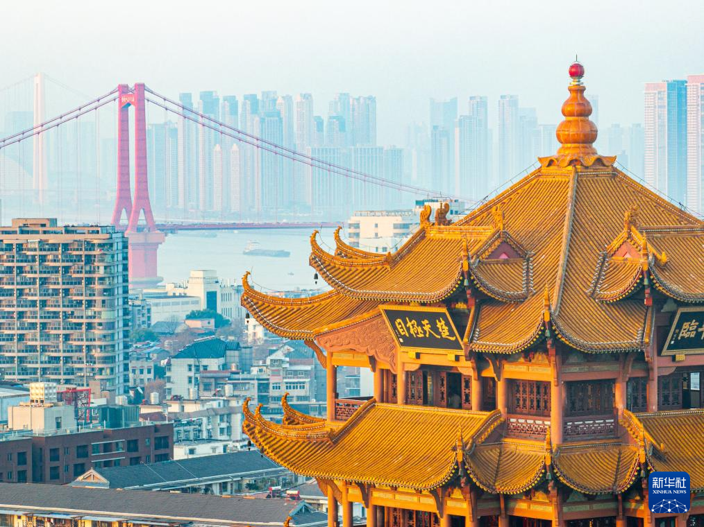 美丽中国丨日出黄鹤楼