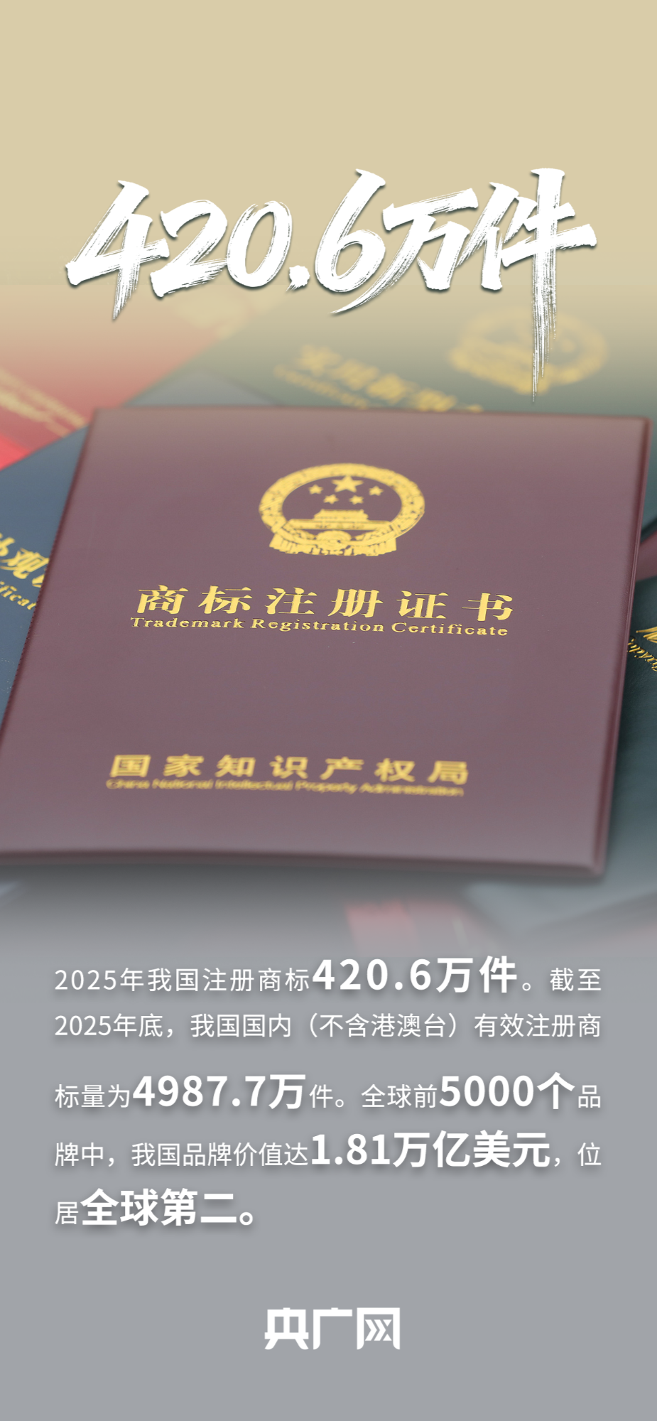 全球第二、3个“最”!一组数据看2025知识产权“硬核”答卷!