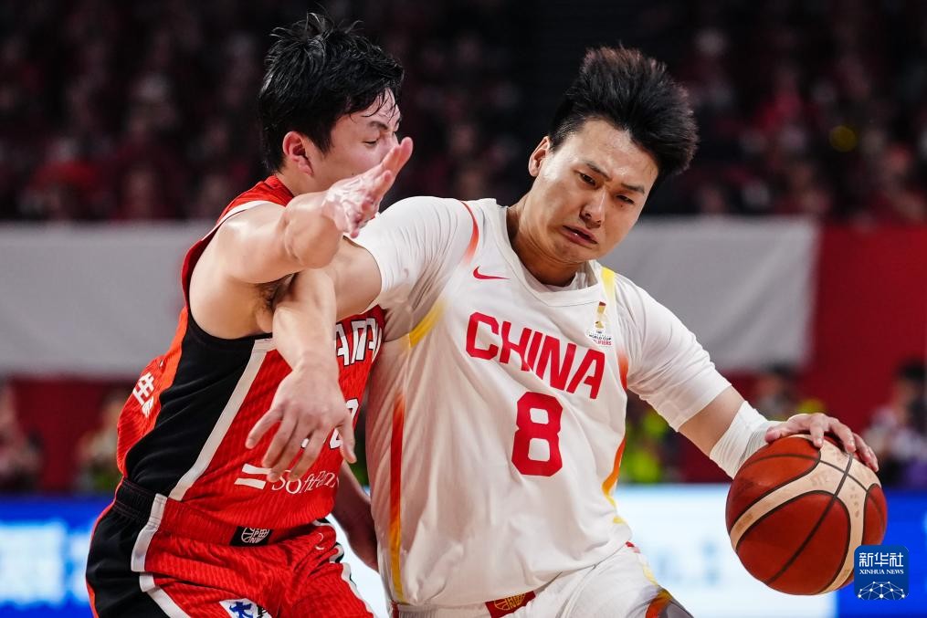 篮球世界杯预选赛:中国队胜日本队
