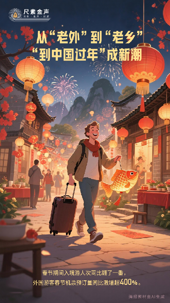 尺素金声|从“老外”到“老乡”,“到中国过年”成新潮 尺素金声|从“老外”到“老乡”,“到中国过年”成新潮