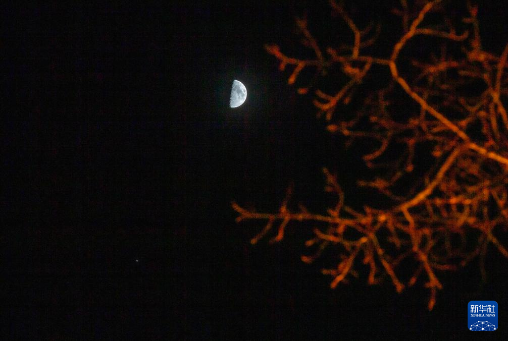 星空相册丨木星合月献上高颜值“星月对话”