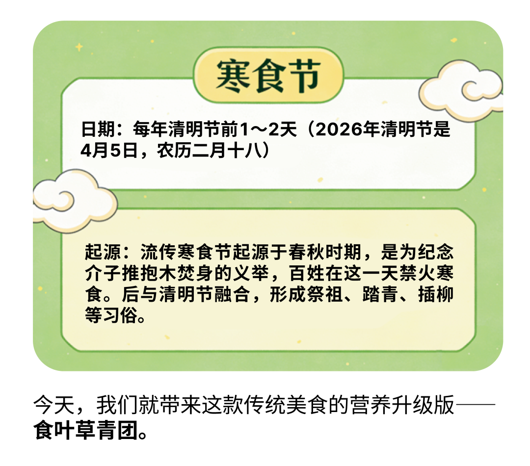 清明食青团,健康享春意 | 时令节气与健康