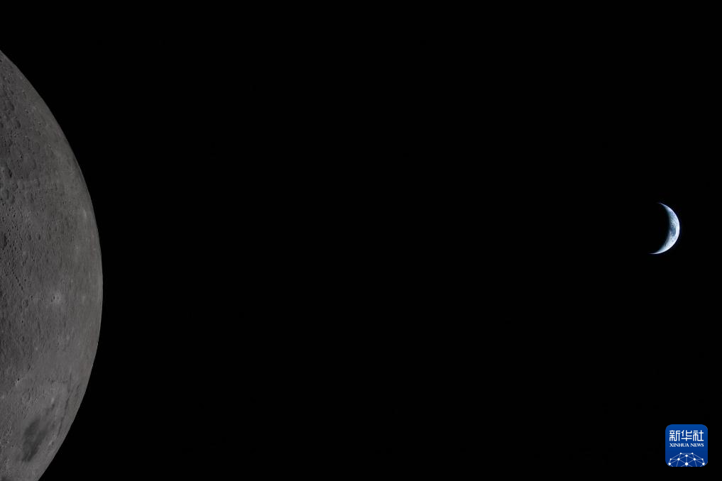 “猎户座”飞船上拍摄的太空影像