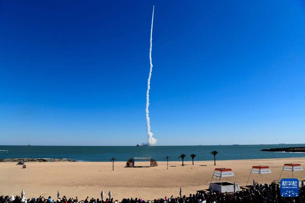 谷神星一号海射型遥八运载火箭发射成功