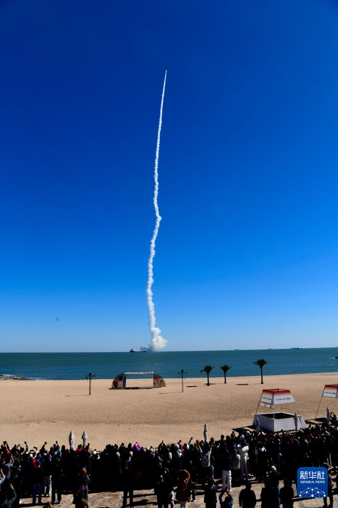谷神星一号海射型遥八运载火箭发射成功
